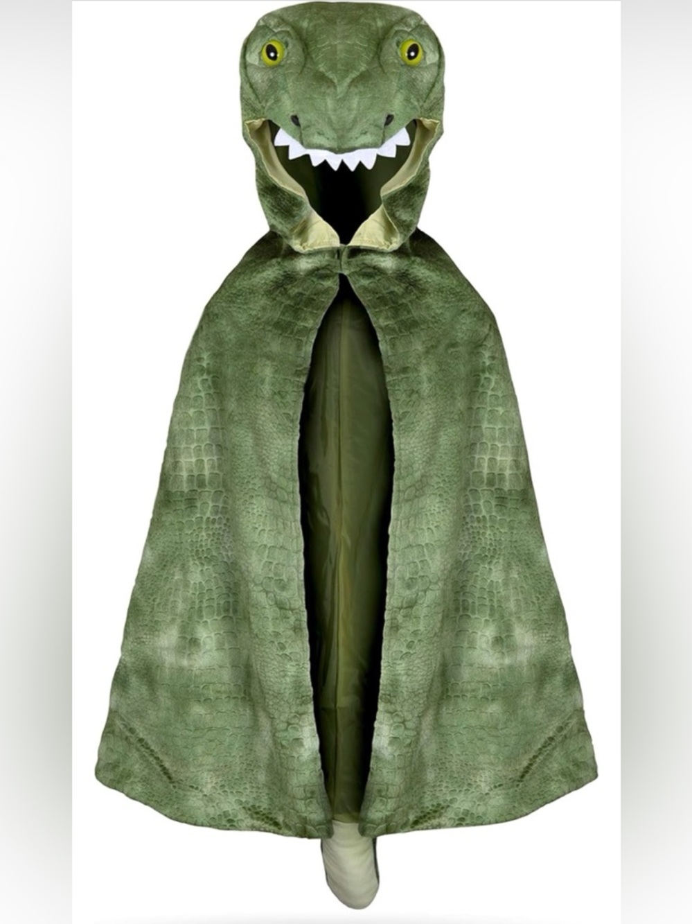 Great Pretenders T-Rex Hooded Cape, Size 4-5 Dress-Up Play (1292)